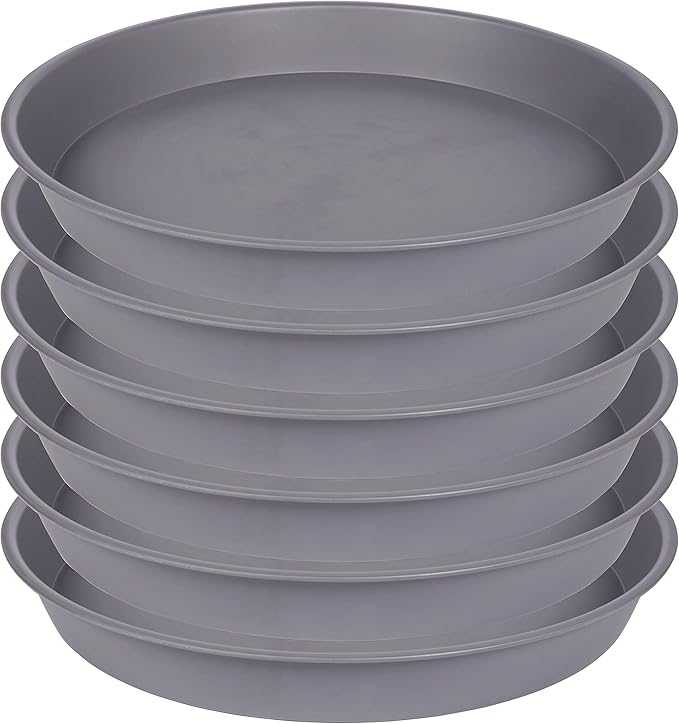 2 Pack of 8 inch Plant Saucer Clear, Heavy Duty Plastic Plant Water Tray 8 inch - Image 8
