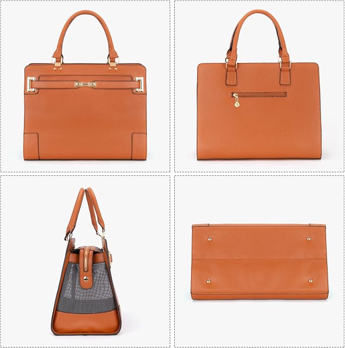 Fashion Pet Carrier Dog Cat Carrier Purse Soft-Sided Leather Handbag Pet Tote - Image 4