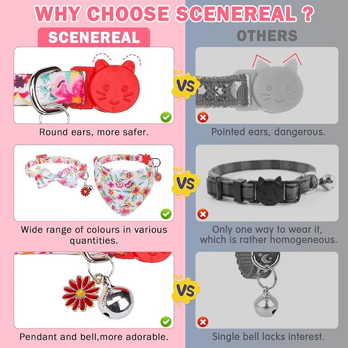 SCENEREAL Spring Cat Collar Breakaway - Image 7