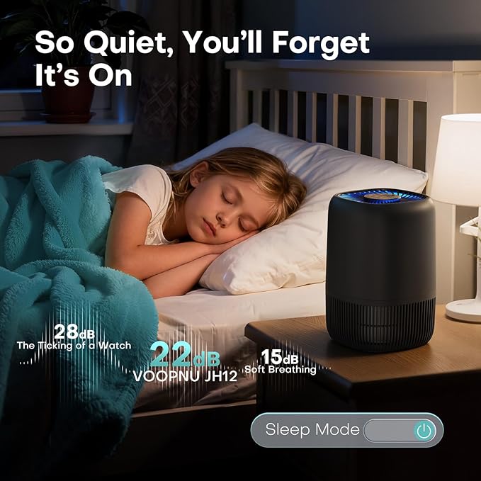 Air Purifiers for Office with H13 Quiet HEPA Filter Up to 1076 Ft² for Pet - Image 5