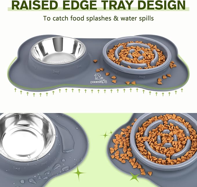 Pecute Slow Feeder Dog Bowls to Slow Down Eating, Dog Bowl Slow Feeder - Image 4