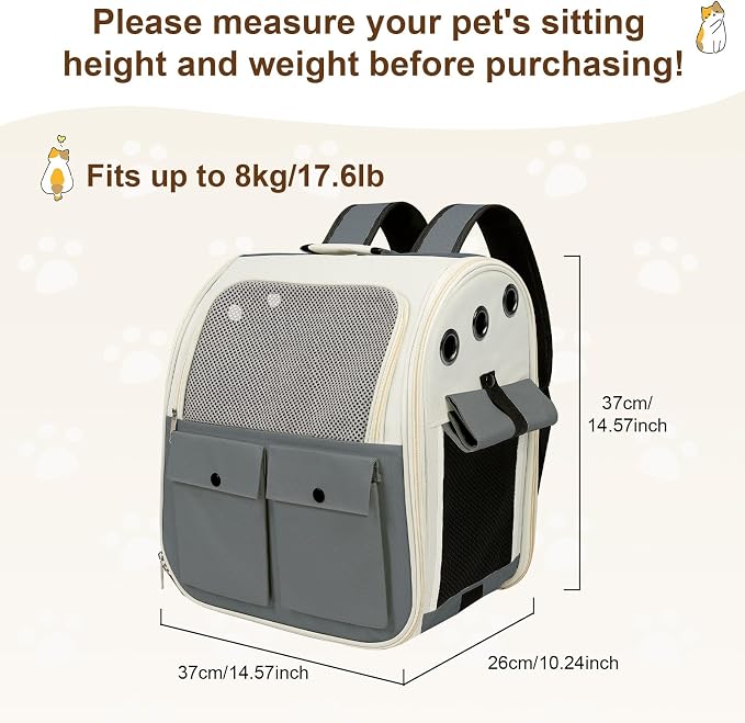 Airline Approved Cat Carrier Backpack - Image 2