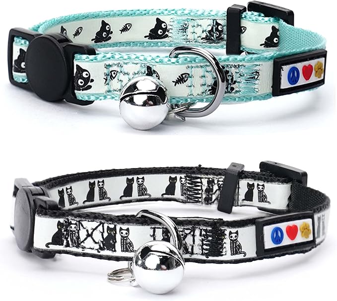 Pawtitas Glow in The Dark Cat Collar - Image 9