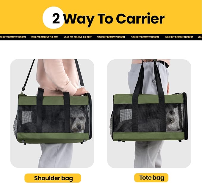 Cat Carrier Airline Approved, Soft-Sided Dog Carrier - Image 6