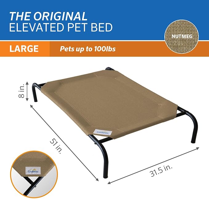 Coolaroo Original Elevated Dog Bed - Image 4