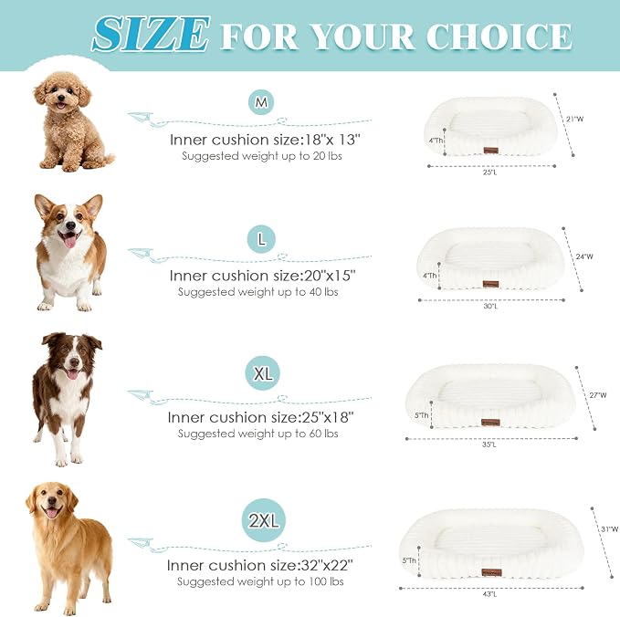 Washable Dog Bed for Extra Large Dogs - Image 8