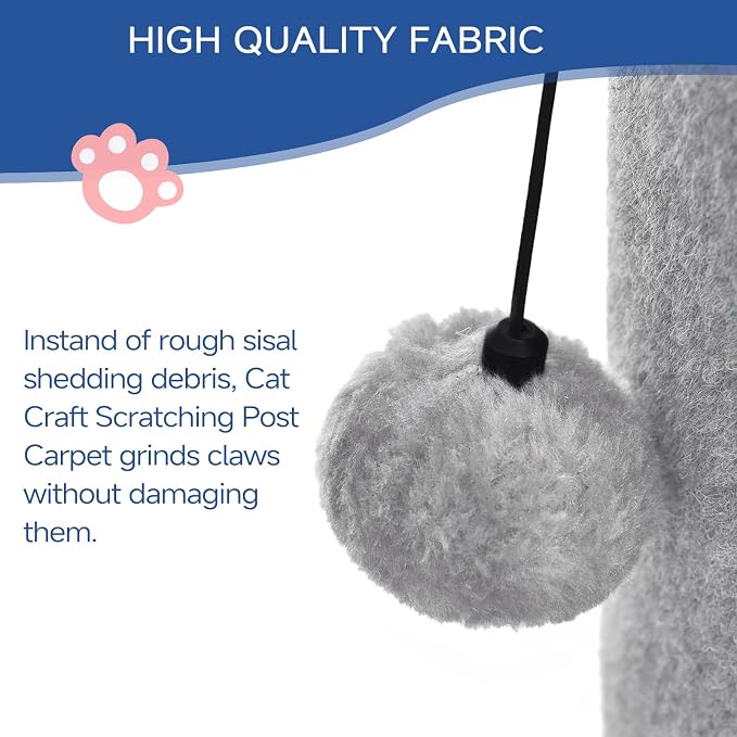 Cat Scratching Post Carpet Scratching Post 41" - Image 3