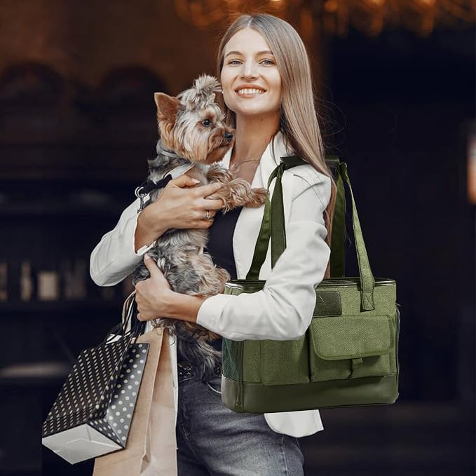 Dog Carrier, Cat Carrier, Pet Carrier, Foldable Waterproof Premium Oxford Cloth - Image 6
