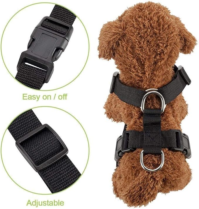 SlowTon Dog Seat Belt Harness for Car, Dog Car Harness Adjustable Mesh - Image 4