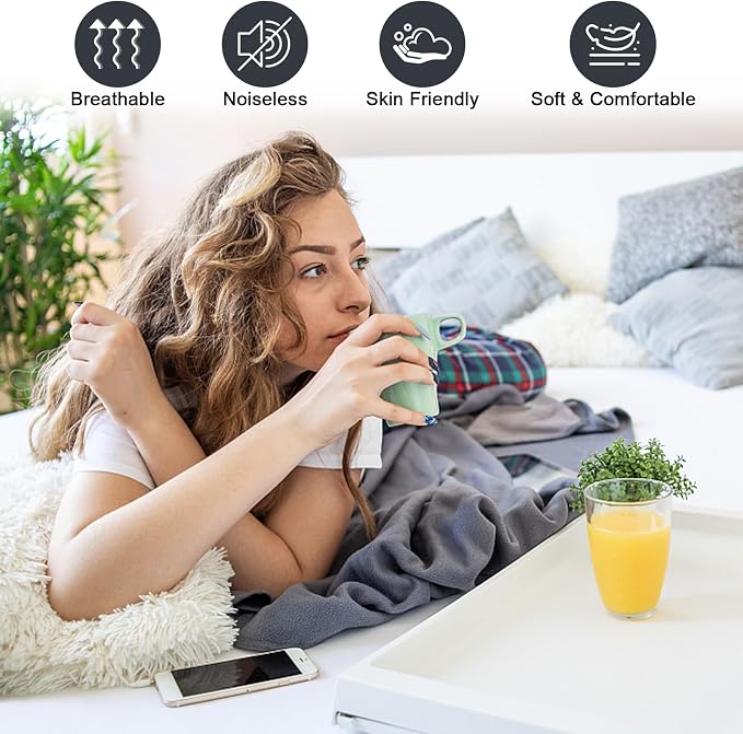 Waterproof Mattress Protector Full, Fitted Sheet Style Breathable Mattress Cover - Image 7