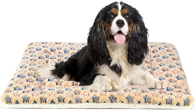 Mora Pets Dog Bed Crate Pad Ultra Soft Pet Bed by MoraPets