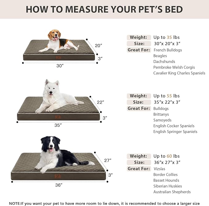WNPETHOME Orthopedic XL Dog Beds Large Sized Dog, Waterproof Extra Large Dogs - Image 5