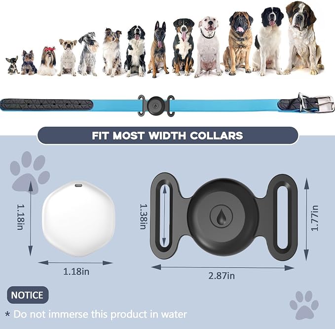 GPS Tracker for Dogs, Mini GPS Cat Tracker, IPX8 Waterproof GPS Tracker for Cats - Image 5
