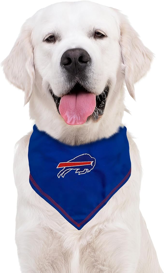 Pets First NFL Buffalo Bills TIE Bandana, Small/Medium. Dog Bandana Scarf Bib - Image 5