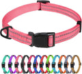 TagME Reflective Nylon Dog Collars, Adjustable Classic Pet Collar by TagME