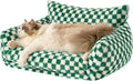 Hollypet Cat Bed Fluffy Plush Mutifuctional Double-Layer Soft Pet Couch by Hollypet