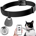 Cat Collar with QR Code Name Tag, Breakaway Kitten Collar by typecase