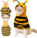 DENTRUN Sphynx Hairless Cats Costume Funny Bee Warm Winter Sweater Cute by DENTRUN