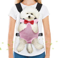 Pet Carrier Backpack, Hands-Free Adjustable Dog Front Carrier Legs Out & by Hpetppy