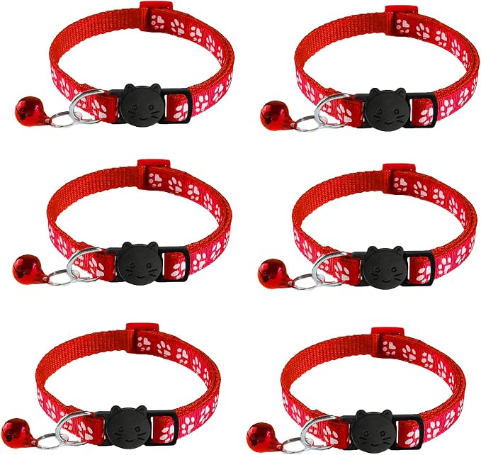 6 Pack Breakaway Cat Collar by Unknown
