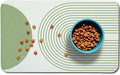 Dog Food Mats for Floors Waterproof, Cat Water Bowl Mats Pet Feeding Absorbent by Zoeeya