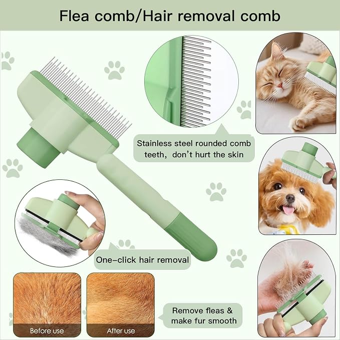 Cat Grooming Kit- 6PCS include Dog Brush - Image 2
