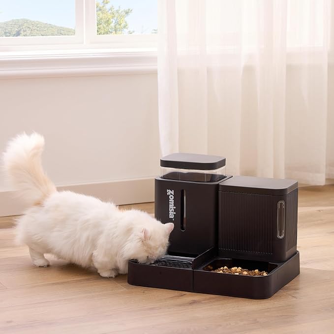 Gravity Dog Food and Water Dispenser, 2 in 1 Automatic Dog Feeder - Image 8