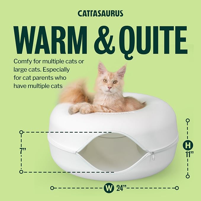 Cattasaurus Peekaboo Cat Cave Donut - Image 6