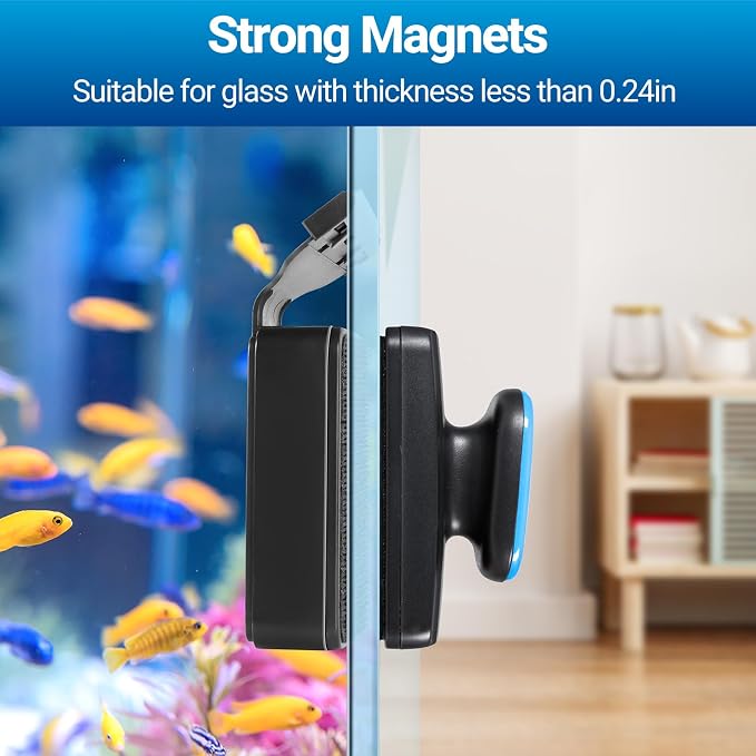 Aquarium Magnet Glass Cleaner, Magnetic Fish Tank Cleaner - Image 2