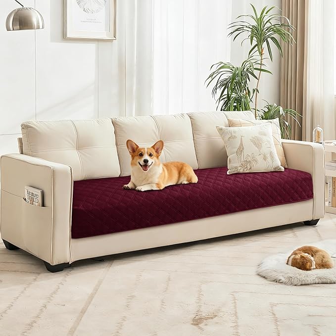 Waterproof Couch Covers for Pets, Waterproof Dog Bed Cover, Anti-Slip Soft Dog - Image 7