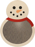Pearhead Holiday Snowman Cat Scratch Pad, Cat Toy Scratch Pad by Pearhead