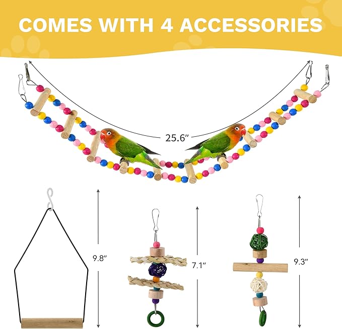 DWVO 62-inch Metal Bird Cage: Bird Cage Spacious - Image 4