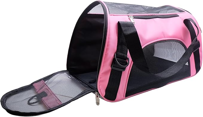 Cat Carrier, Soft-Sided Pet Travel Carrier - Image 2