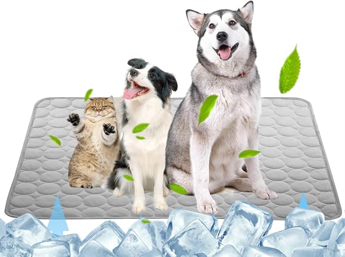 SOMOYA Dog Self Cooling Mat Pet Washable Cooling Pads Blanket Sleeping Kennel by SOMOYA