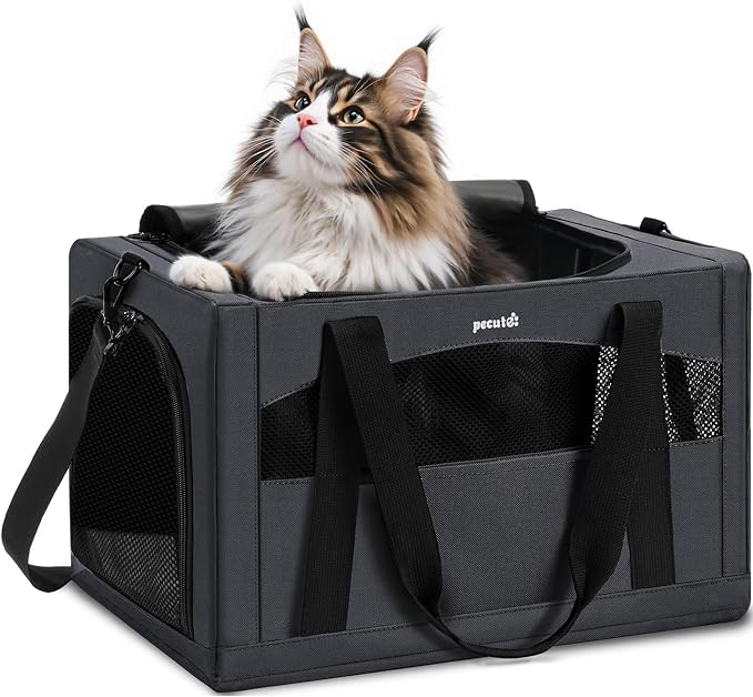 Pecute Cat Carrier Stable XL, Pet Carrier Breathable and Portable, Cat Carriers by pecute