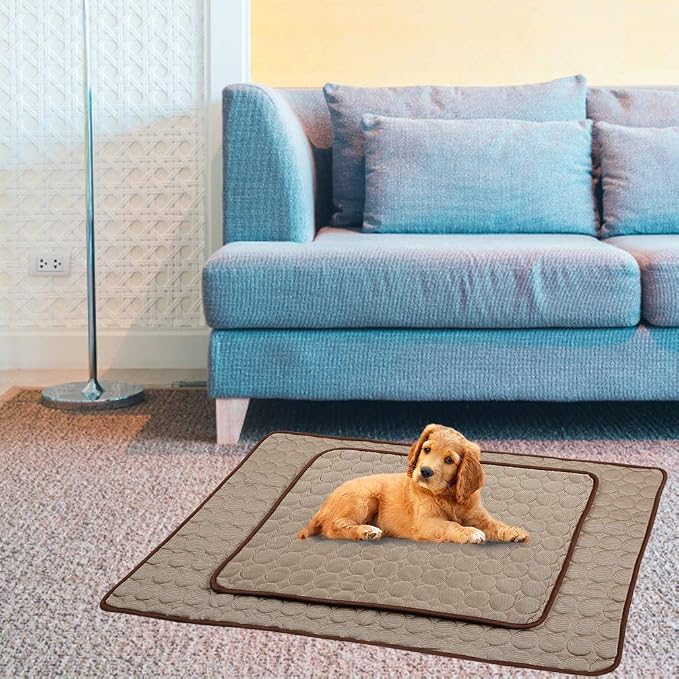 Washable Dog Cooling Mat Ice Silk Cooling Mat - Image 5
