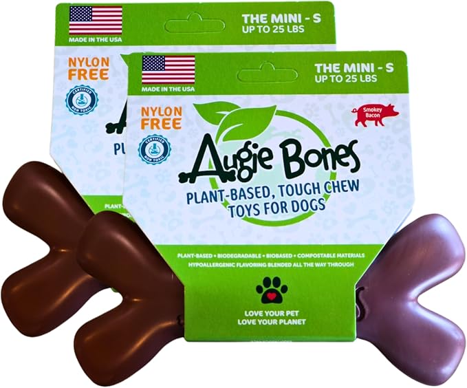 2-Pack Non-Toxic Dog Toys by AugieBones
