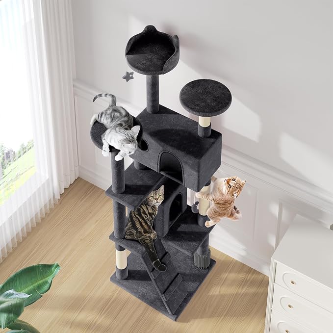 MoNiBloom 77 Inch Cat Tree Tower - Image 8