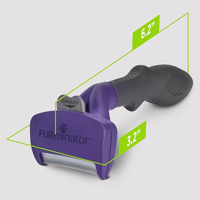 FURminator® deShedding Tool For Medium/Large Cats, Long Hair, Removes Loose - Image 9