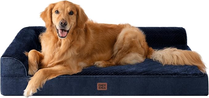 EHEYCIGA Extra Large Dog Bed Othorpedic, Memory Foam XL Dog Bed by EHEYCIGA