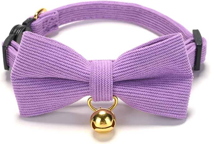 2 Pack Soft Corduroy Cat Collars - Image 2