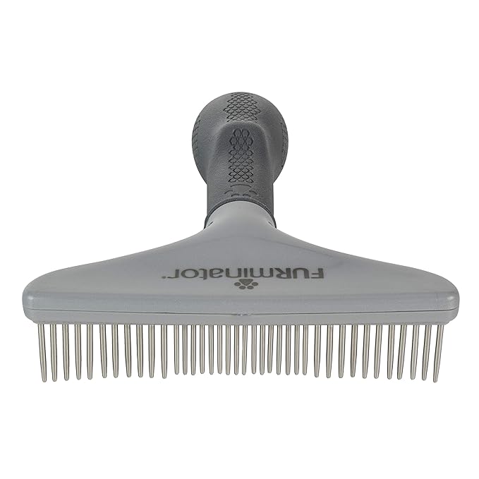 FURminator Dog/Cat Grooming Rake, Grooming Tool, Removes Loose Hair and Tangles - Image 2
