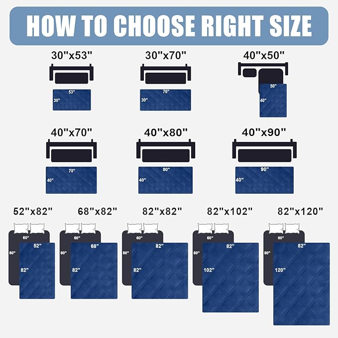 Smiry Waterproof Dog Bed Cover Blanket 40x80, Soft Reversible Pet Blanket - Image 6