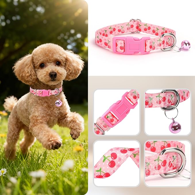 Small Dog Collar with Bell - Image 3