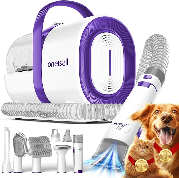 oneisall Dog Grooming Vacuum, Pet Grooming Vacuum by oneisall