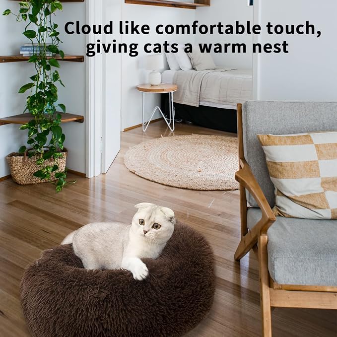 Nisrada Dog Bed for Small Medium Large Dogs, 24 inch Calming Dogs Bed, - Image 7