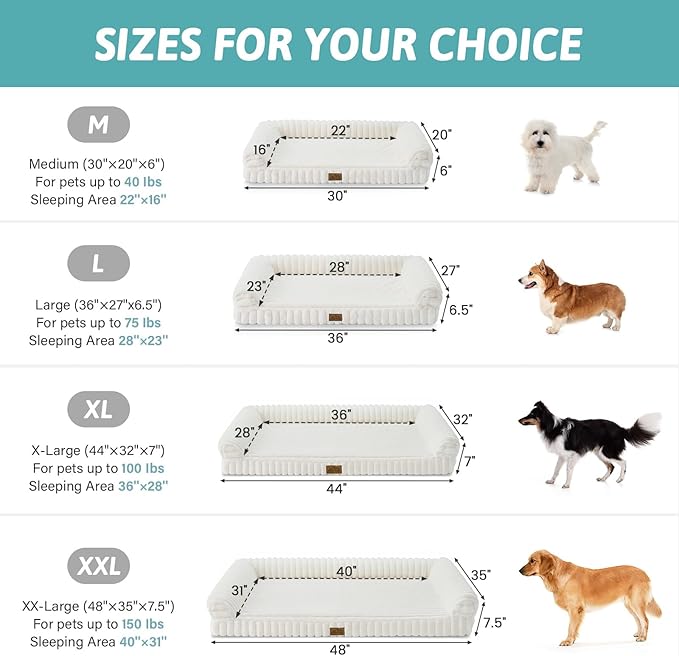 Cute Dog Bed for Small Dogs, Faux Rabbit Fur Orthopedic Foam Dog Bed - Image 3