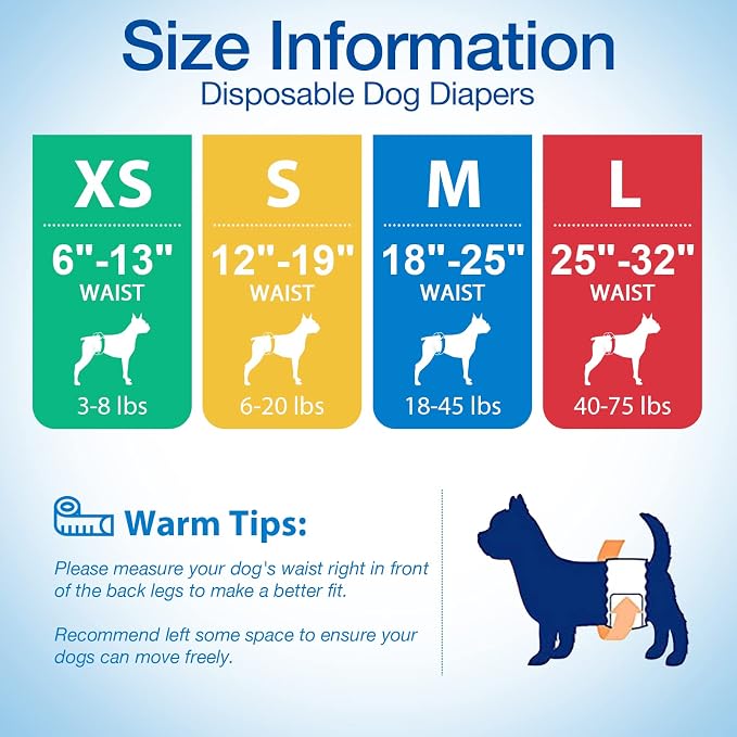 Pet Soft Disposable Male Dog Wraps - Image 5