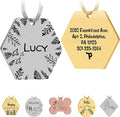 PawFurEver Dog Tag Personalized Pet Name | Customized Dog Tags Engraved Front & by PawFurEver