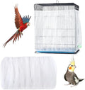 Bird Cage Seed Catcher, Bird Cage Net Cover Adjustable Bird Cage Netting Seed by Unknown